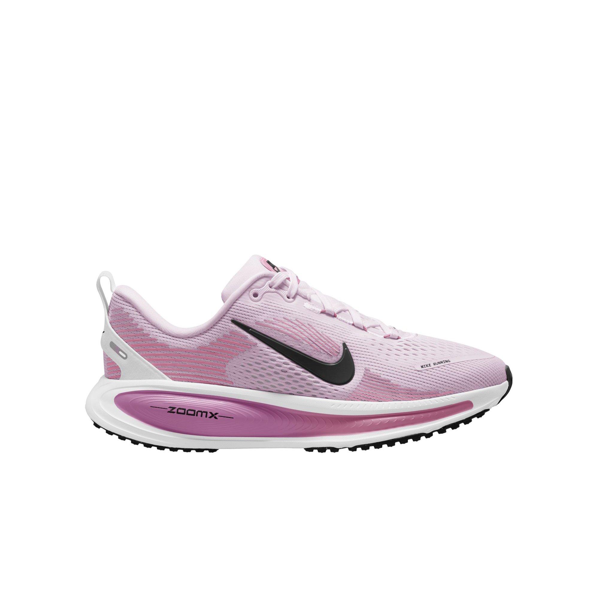 Nike Vomero 18 "Bleached Lilac/Black/Lt Magenta" Big Girls' Road Running Shoe - PURPLE